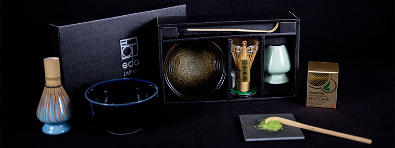 coffrets d'accessoire pour préparer du thé matcha